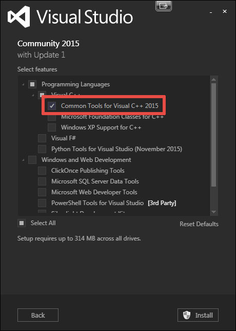 How To Install Visual Studio 2015 Community Edition To Compile PHP 7 