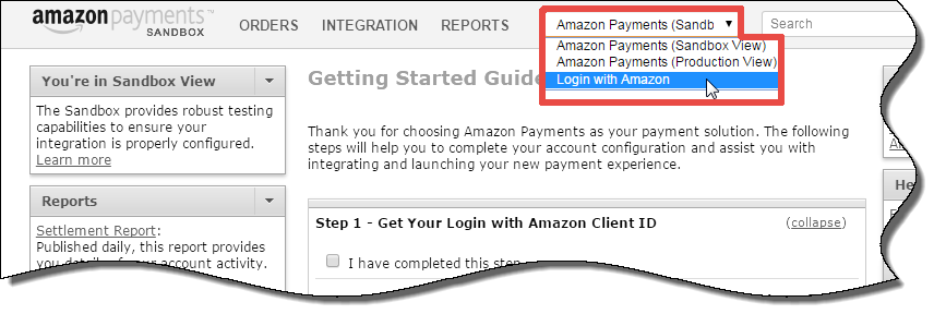 How to open your «Login with Amazon» App Console? - Magento 2