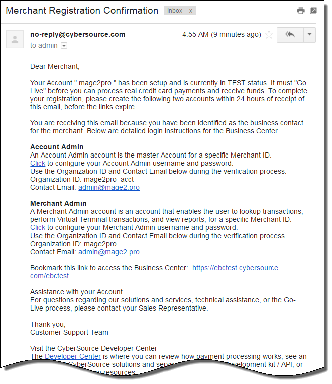  CyberSource What Is A Merchant Registration Confirmation Letter 